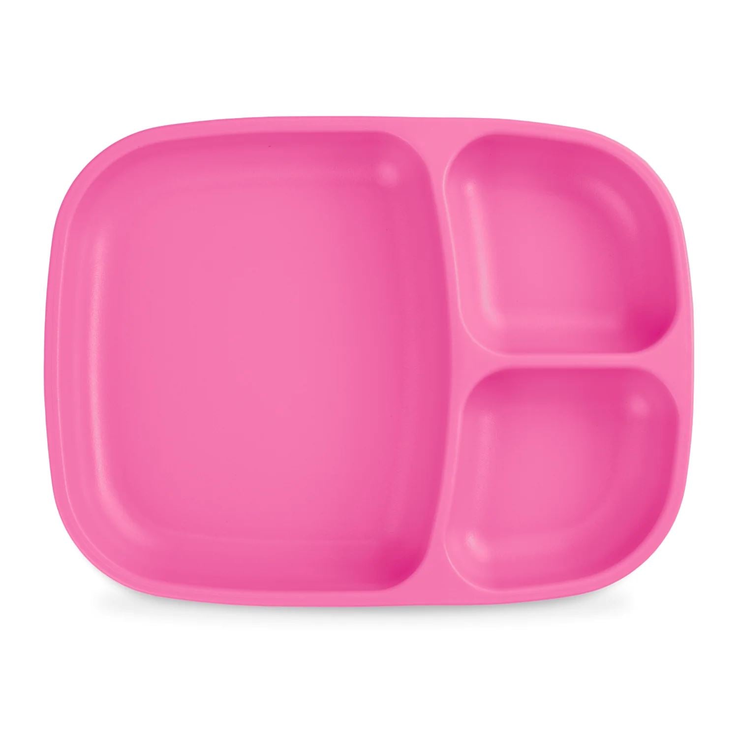 Re-Play Recycled Divided Tray - Bright Pink Re-Play Recycled Dinnerware