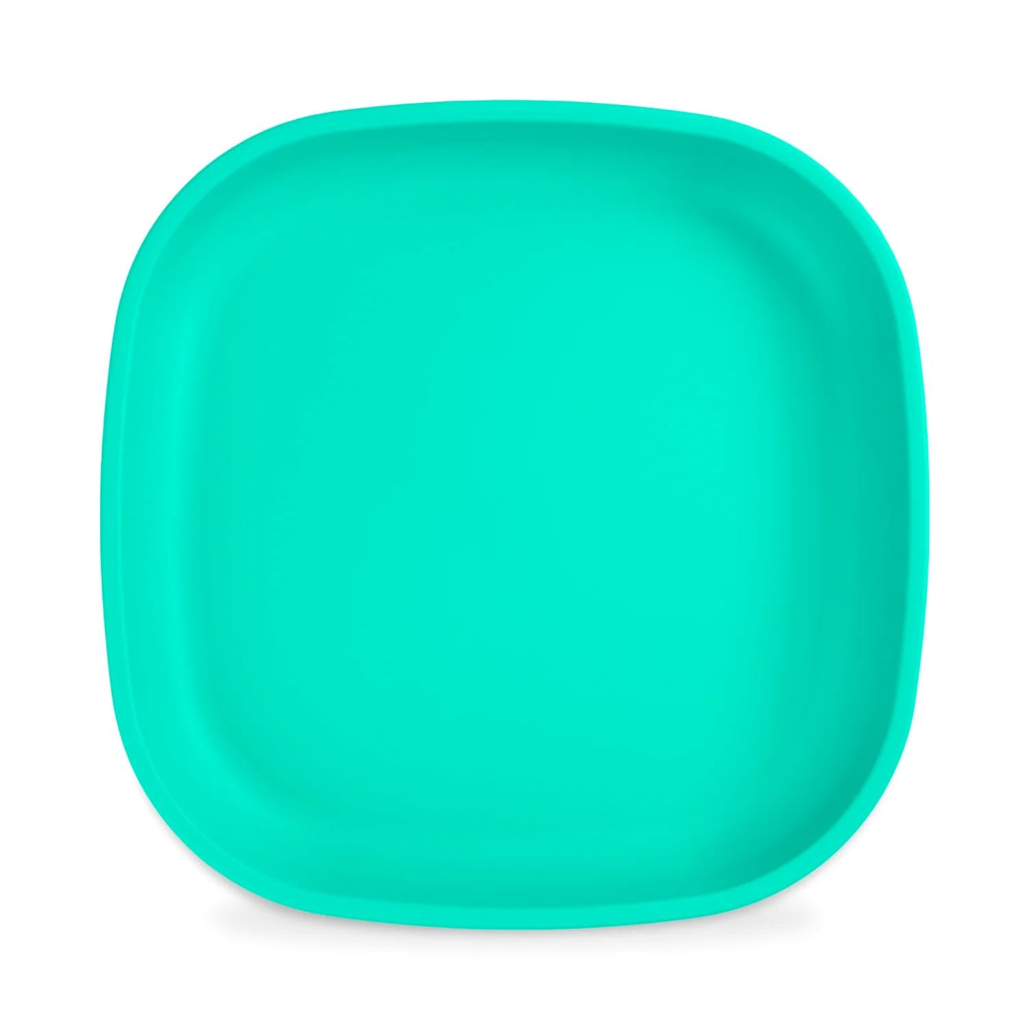 Re-Play Recycled Flat Plate - Aqua Re-Play Recycled Dinnerware