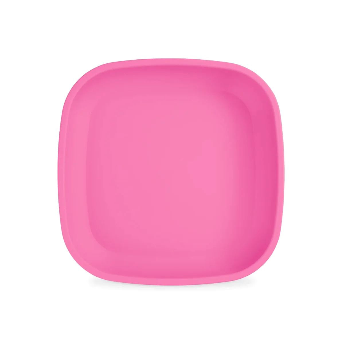 Re-Play Recycled Flat Plate - Bright Pink Re-Play Recycled Dinnerware