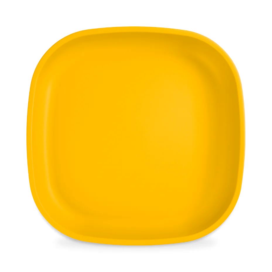 Re-Play Recycled Flat Plate - Sunny Yellow Re-Play Recycled Dinnerware