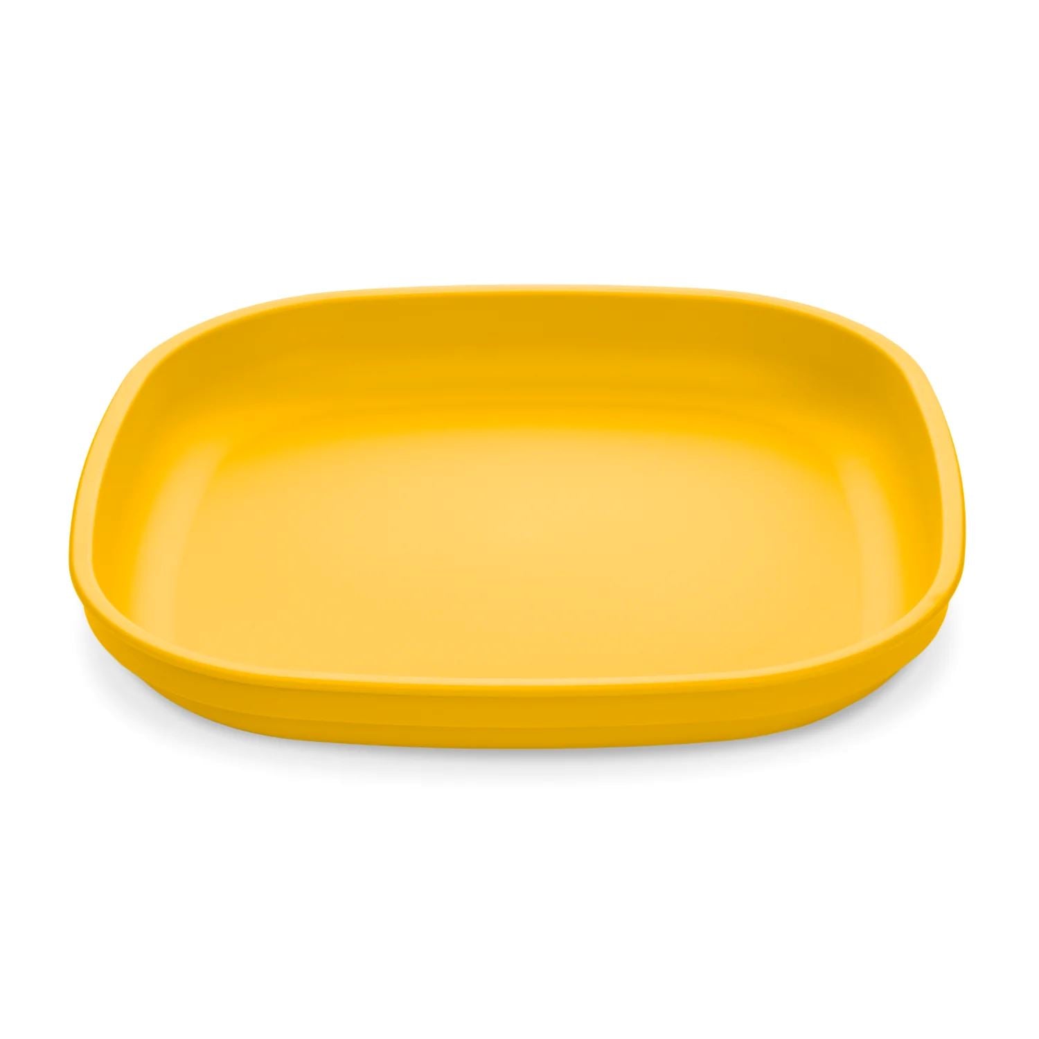 Re-Play Recycled Flat Plate - Sunny Yellow Re-Play Recycled Dinnerware