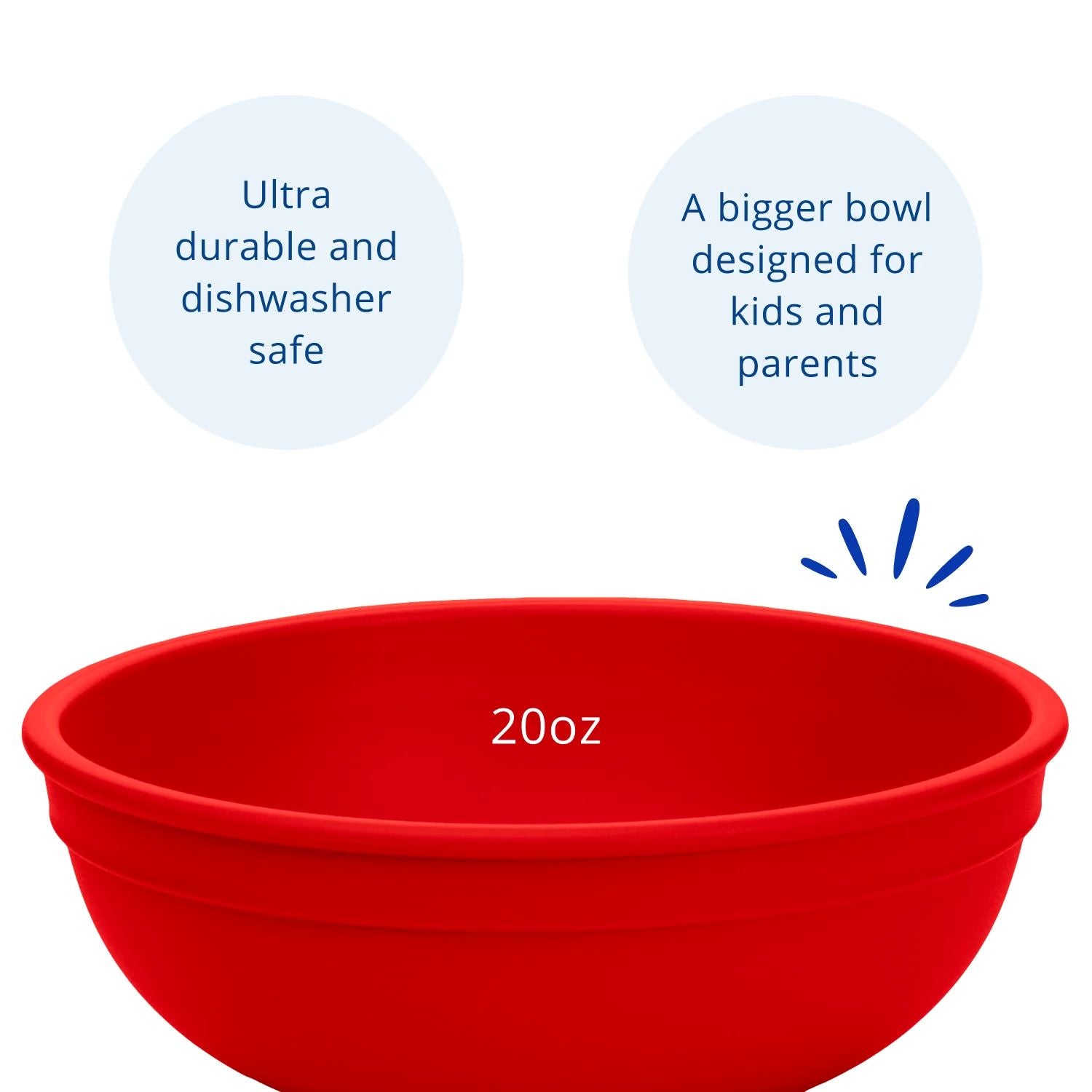 Re-Play Recycled Large Bowl - Red Re-Play Recycled Dinnerware