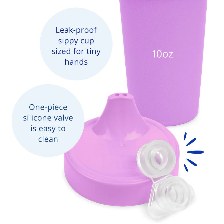 Re-Play Recycled No Spill Sippy Cup - Purple Re-Play Recycled Dinnerware