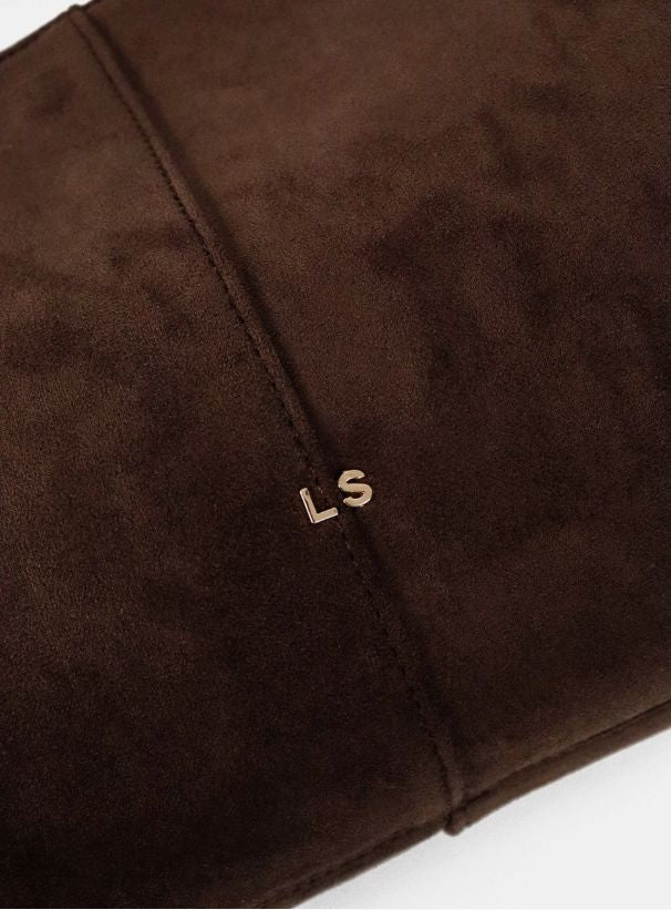 Remy Suede Shoulder Bag - Brown Angels Whisper Accessories