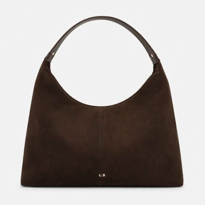 Remy Suede Shoulder Bag - Brown Angels Whisper Accessories