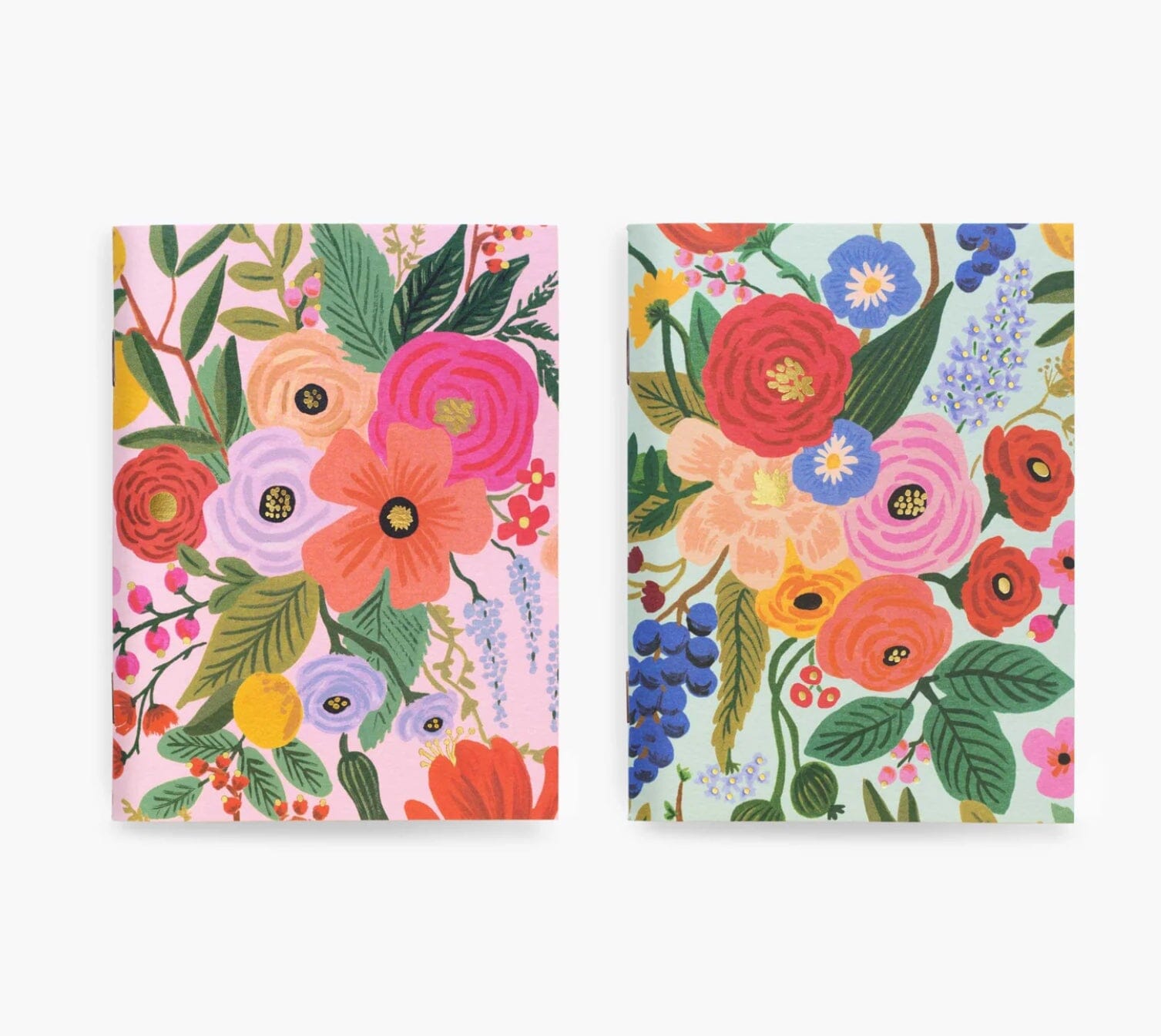 Rifle Paper Co Pack of Two Stitched Notebooks Plain - Garden Party Note Book Rifle Paper Co 
