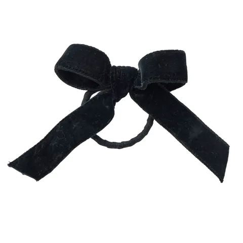 Ruban Velvet Bow Napkin Ring - Black Napkin Rings Coast to Coast Home 