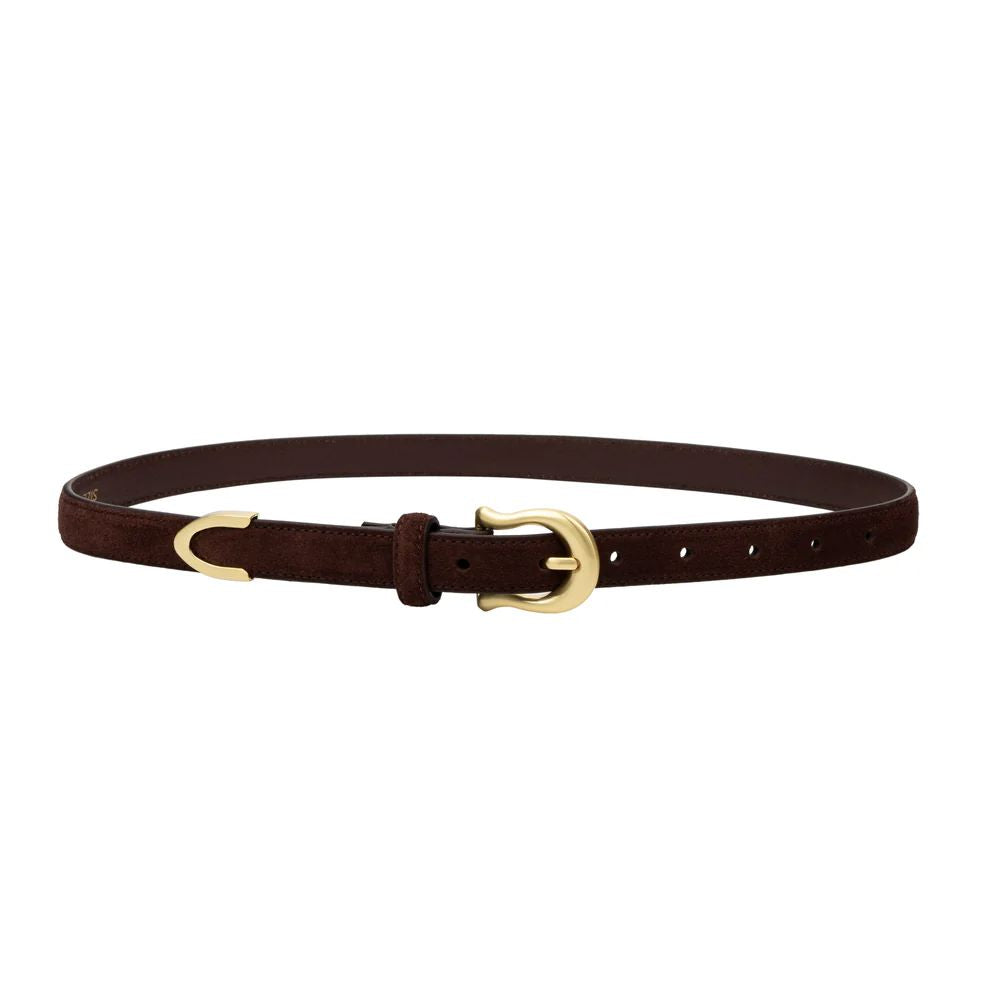 Sancia Adela Belt - Espresso Suede Sancia