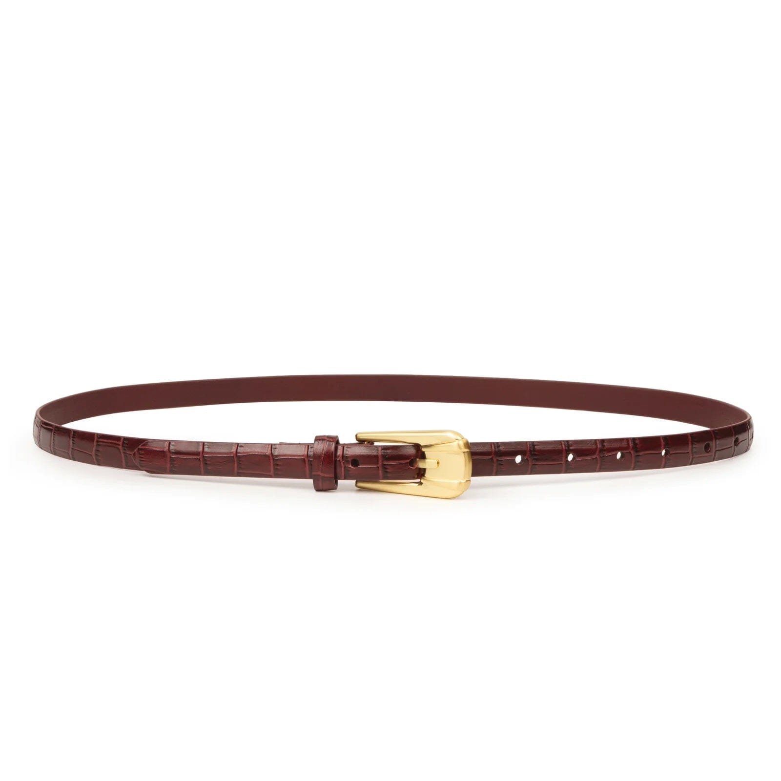 Sancia Carini Belt - Cranberry Croc Sancia