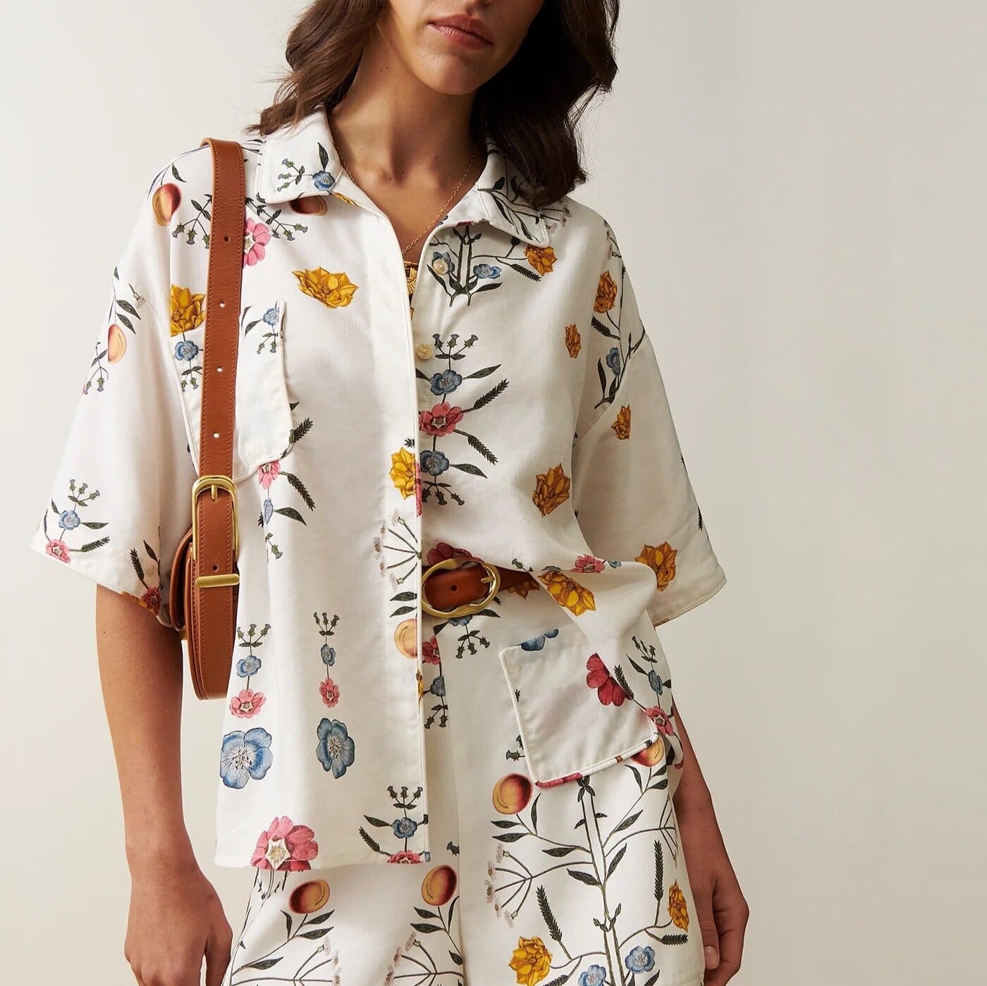 Sancia Celesta Shirt - Dahlia Floral Sancia