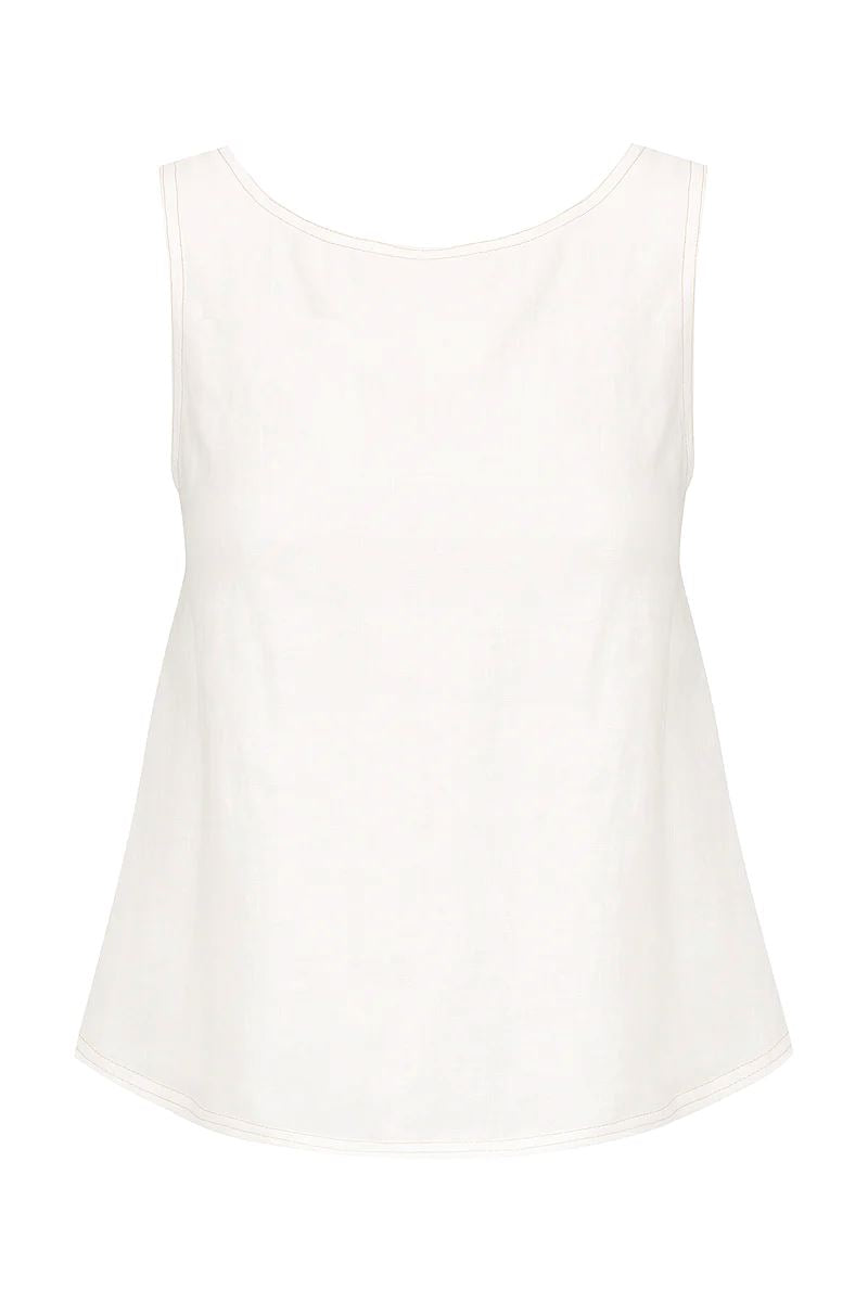 Sancia Daeja Top - Vintage White Sancia