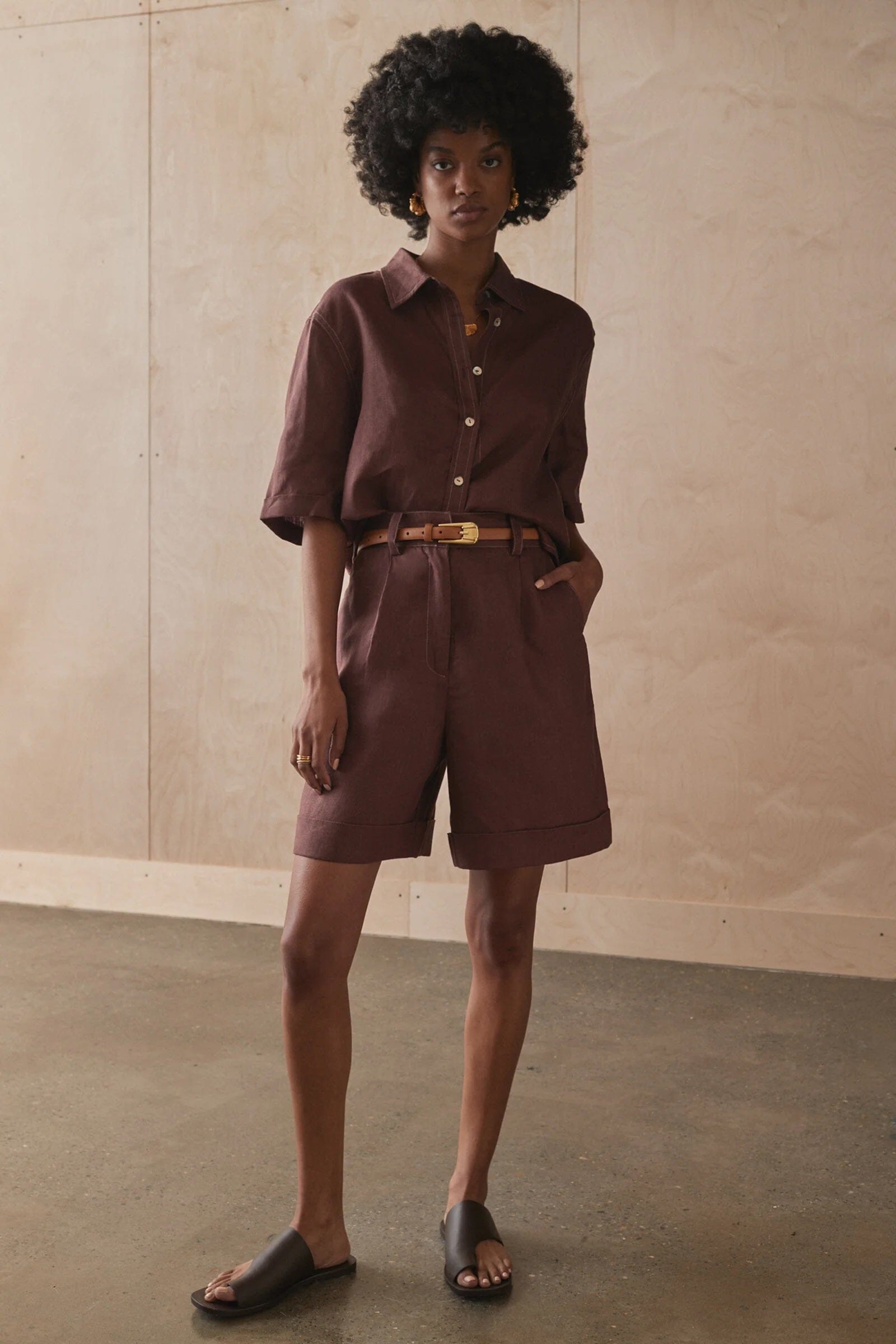 Sancia Delphi Shorts - Cinnamon Sancia