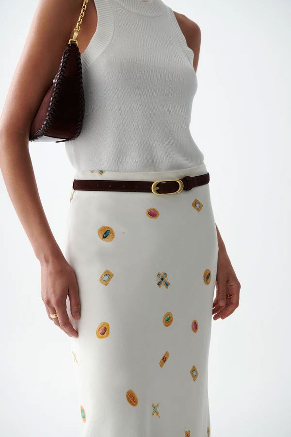 Sancia Mira Belt - Espresso Suede Sancia