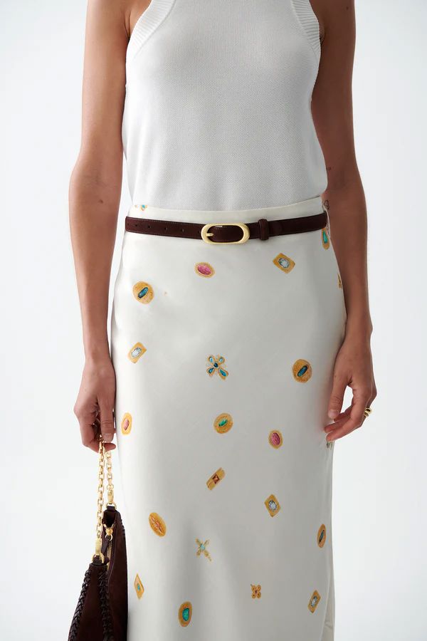 Sancia Mira Belt - Espresso Suede Sancia