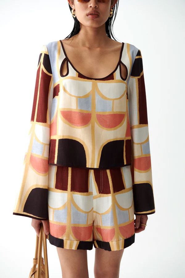 Sancia The Elena Top - Mariella Print Sancia
