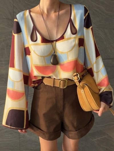 Sancia The Elena Top - Mariella Print Sancia