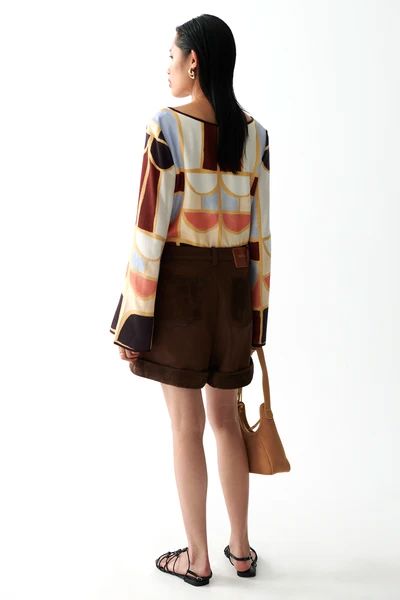 Sancia The Inaya Cotton Shorts - Mocha Sancia