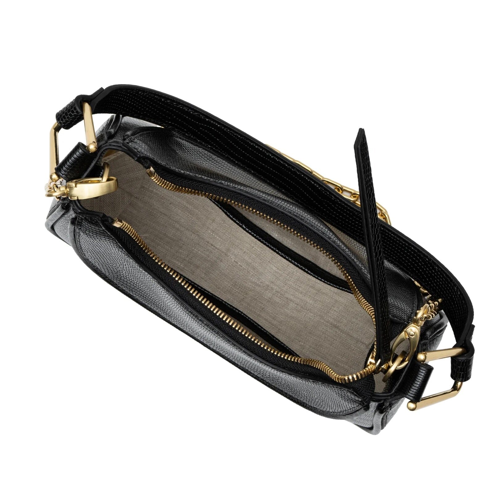 Sancia The Loja Bag - Black Lizard Sancia