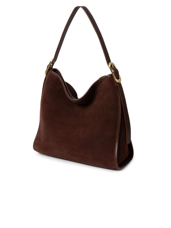 Sancia The Moretto Handbag - Cocoa Suede Sancia