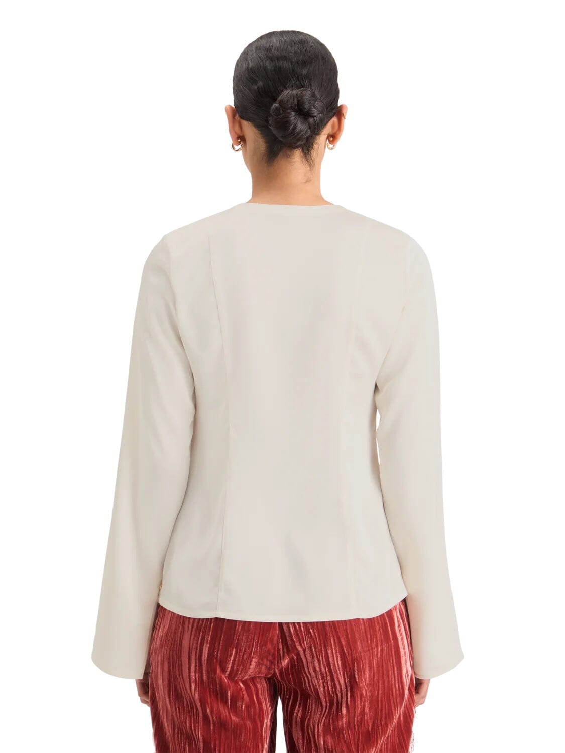 Scotch & Soda Button Down Crepe Shirt - Soft Ice Scotch & Soda