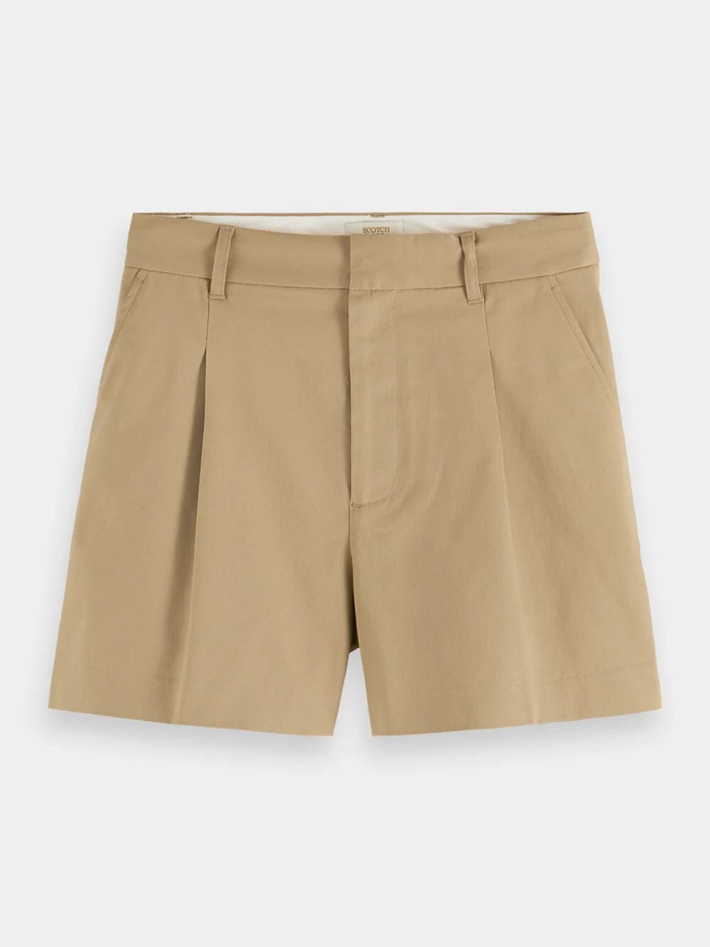 Scotch & Soda Chino Shorts - Light Army Women's Shorts Scotch & Soda 