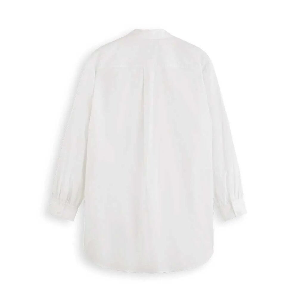 Scotch & Soda Extra Oversized Shirt - White Scotch & Soda