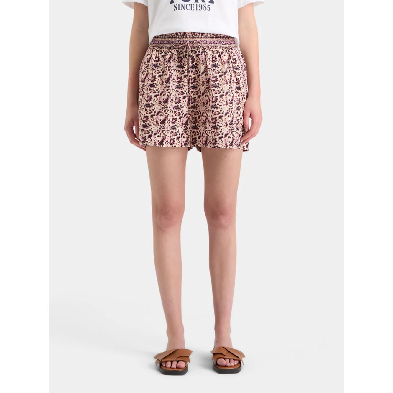 Scotch & Soda Floral Printed Shorts - Block Floral Scotch & Soda