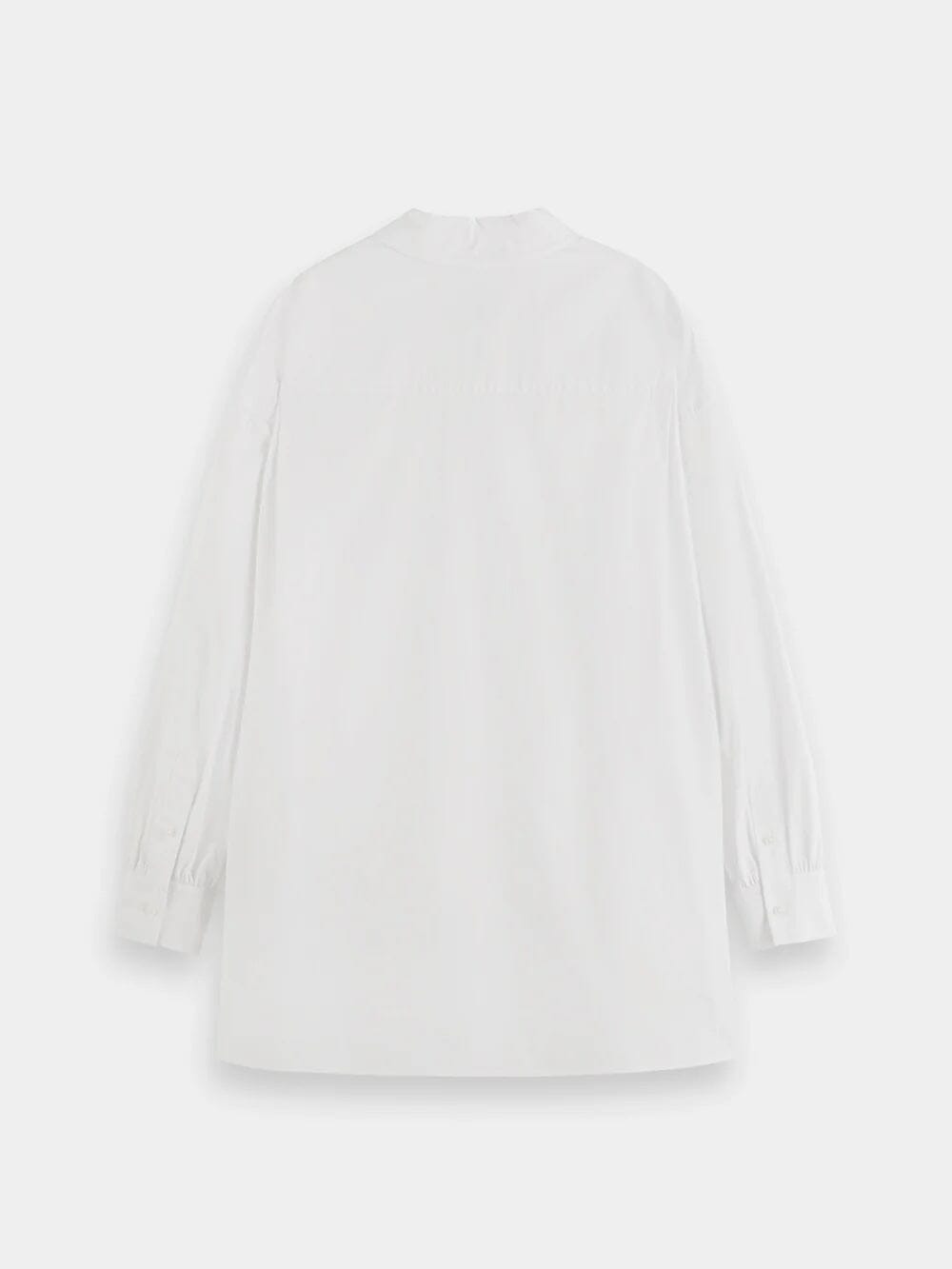 Scotch & Soda Girlfriend Poplin Shirt - White Scotch & Soda