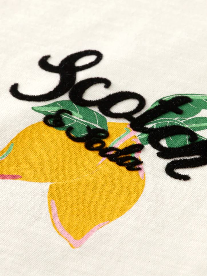 Scotch & Soda Loose-fit Sleeveless T-shirt with Folded Shoulder Detail Scotch & Soda