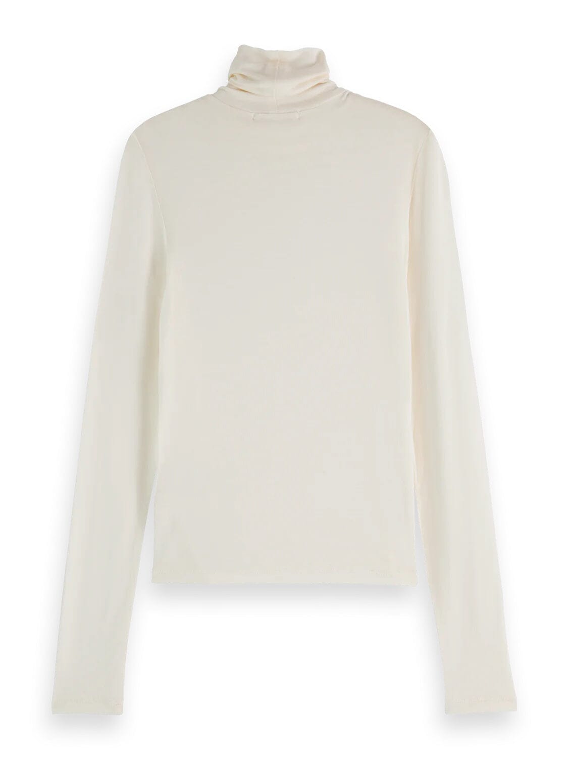 Scotch & Soda Roll Neck Long Sleeve - Off White Scotch & Soda
