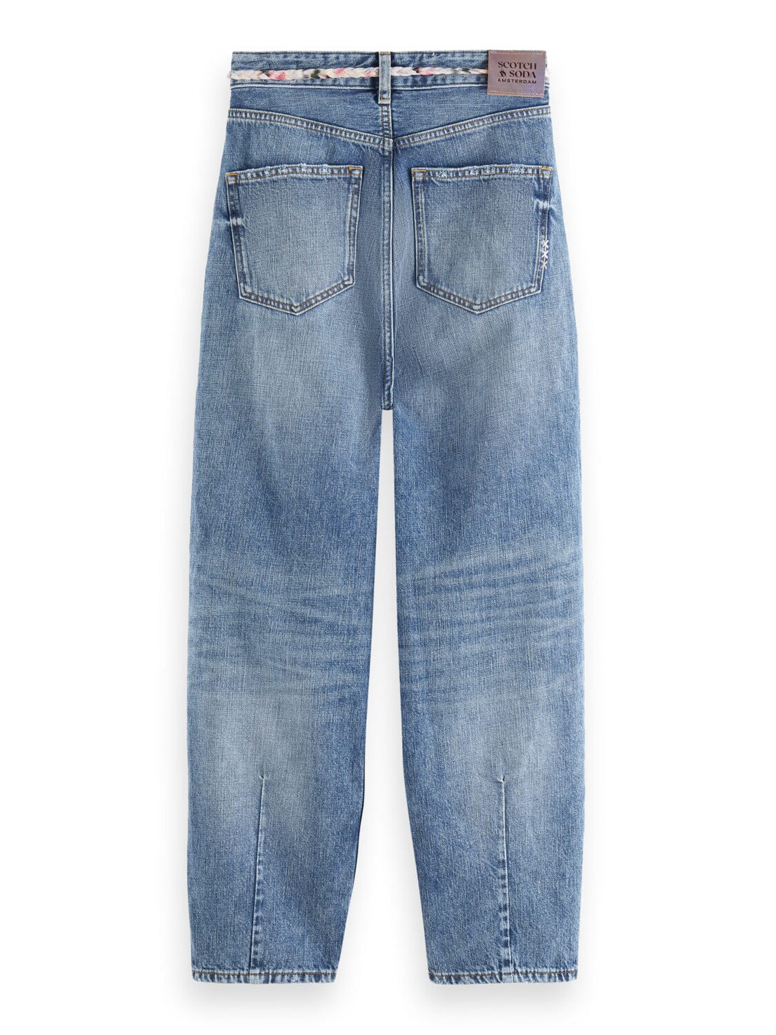 Scotch & Soda Tide Balloon Leg Jeans- Blauw Down Scotch & Soda