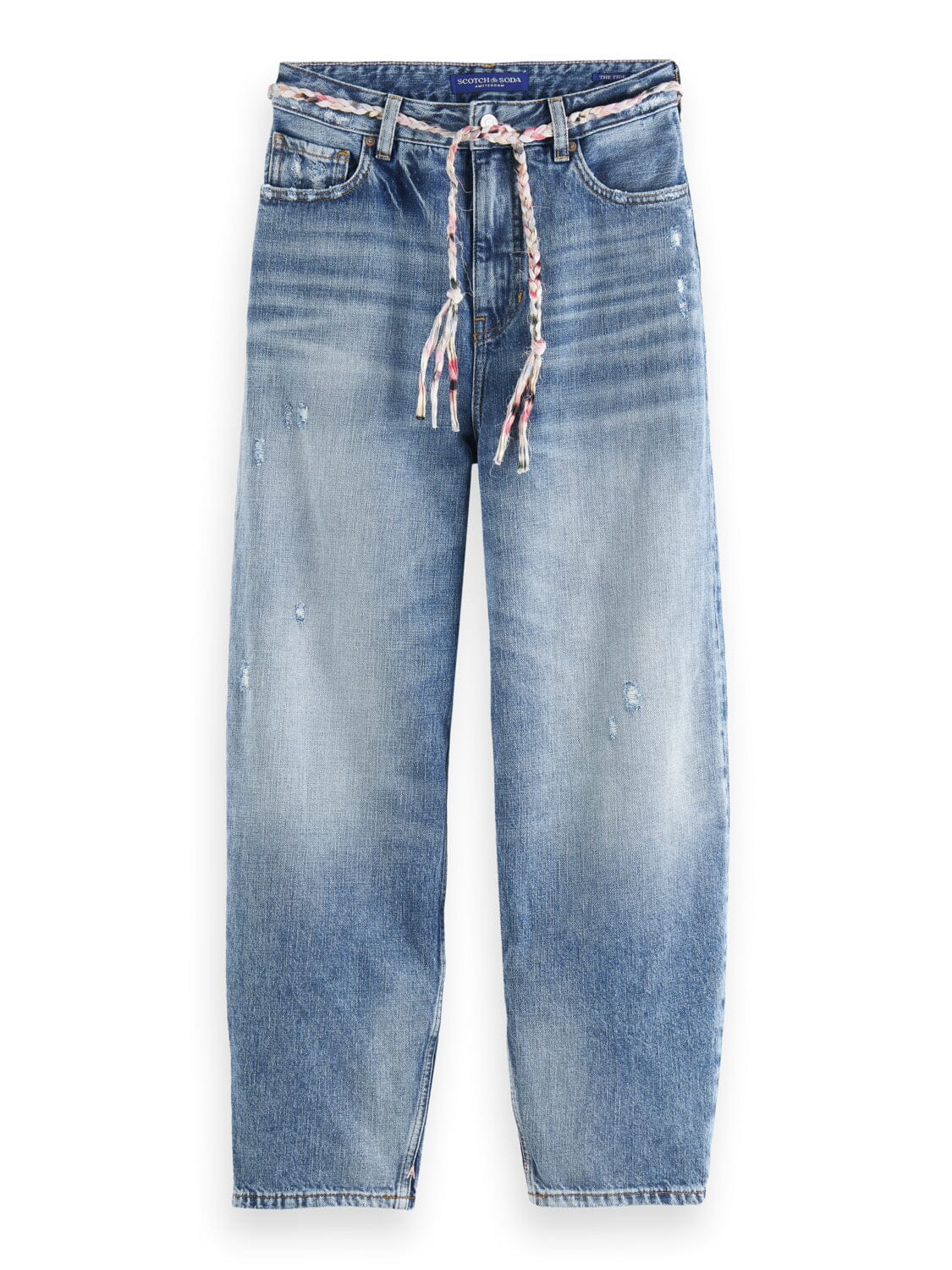 Scotch & Soda Tide Balloon Leg Jeans- Blauw Down Scotch & Soda