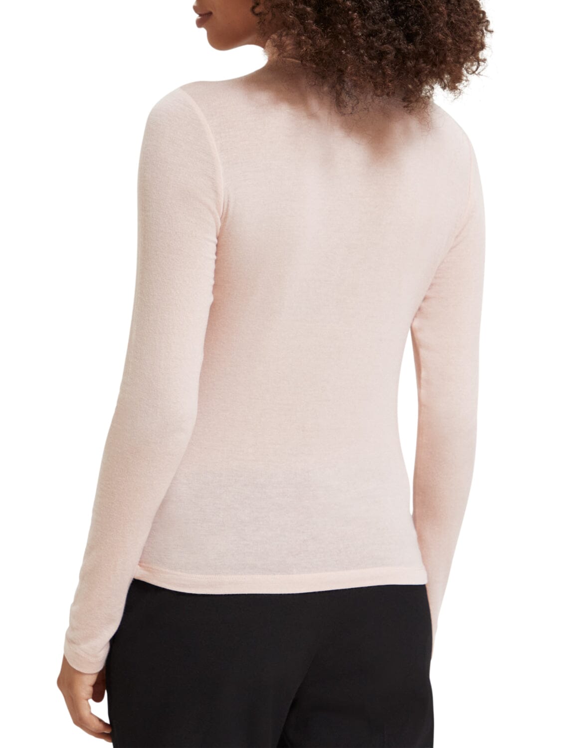 Scotch & Soda Turtleneck long sleeved top- Pale Pink Scotch & Soda