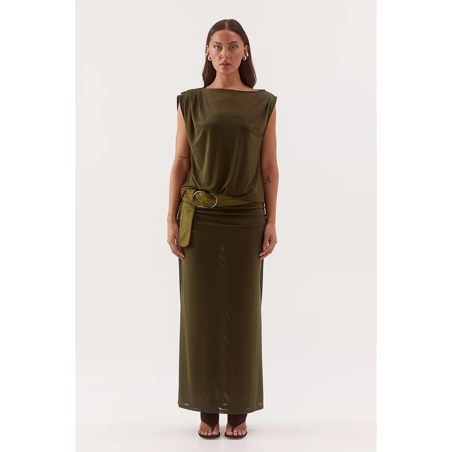 Sovere Selen Dress - Olive