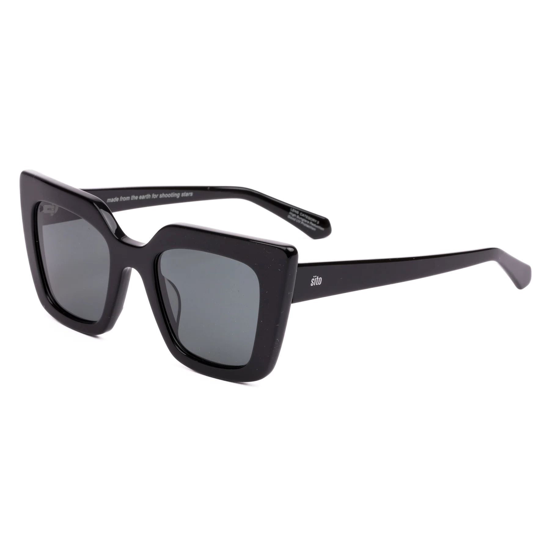 Sito Shades Cult Vision Women's Sunglasses - Black Polarised Sito Shades