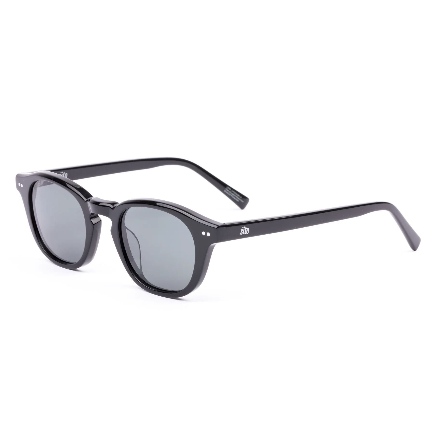 Sito Shades Elio Unisex Sunglasses - Black Polarised Sito Shades