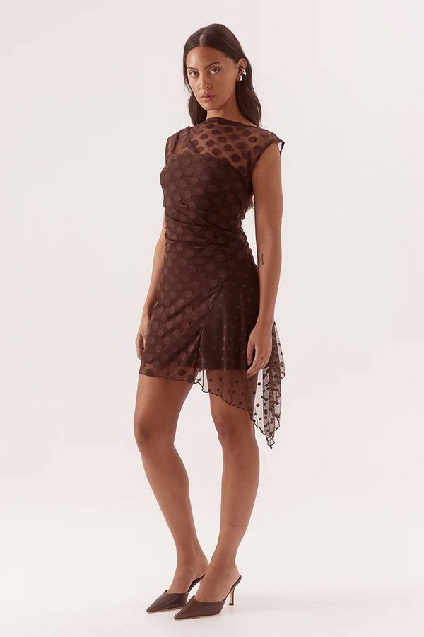 Sovere Blyth Mini Dress - Chocolate Sovere
