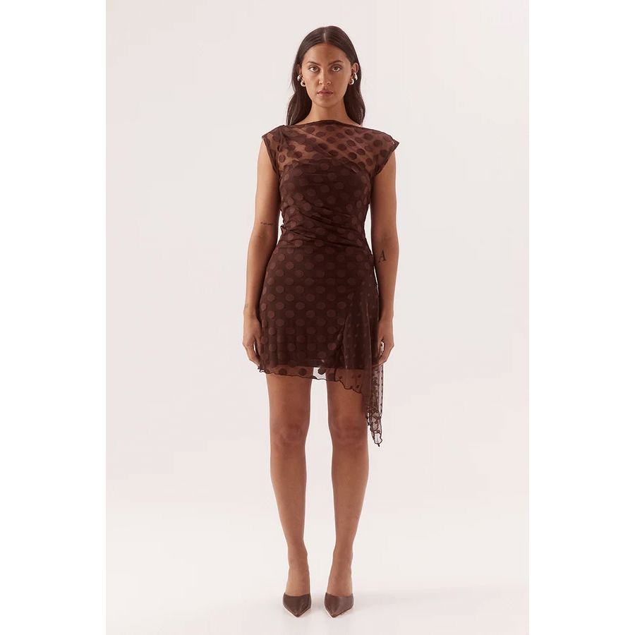 Sovere Blyth Mini Dress - Chocolate Sovere