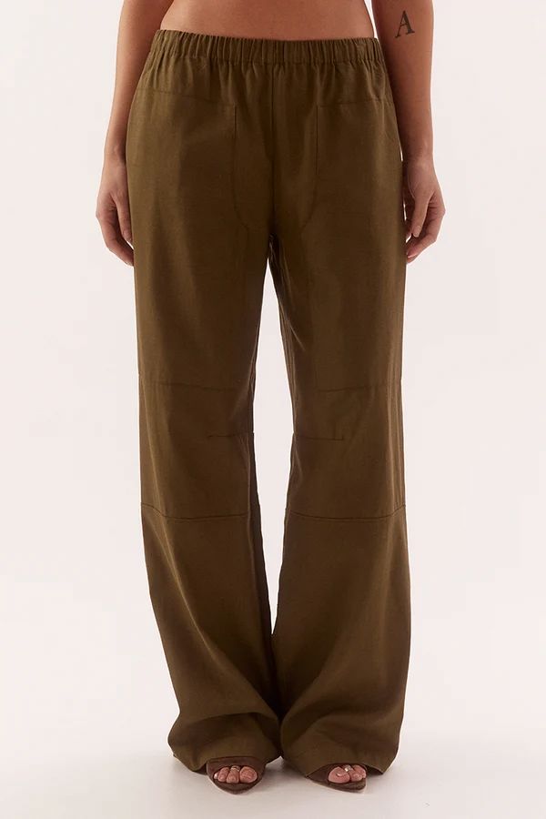 Sovere Remy Pant - Deep Khaki Women's Pants Sovere 