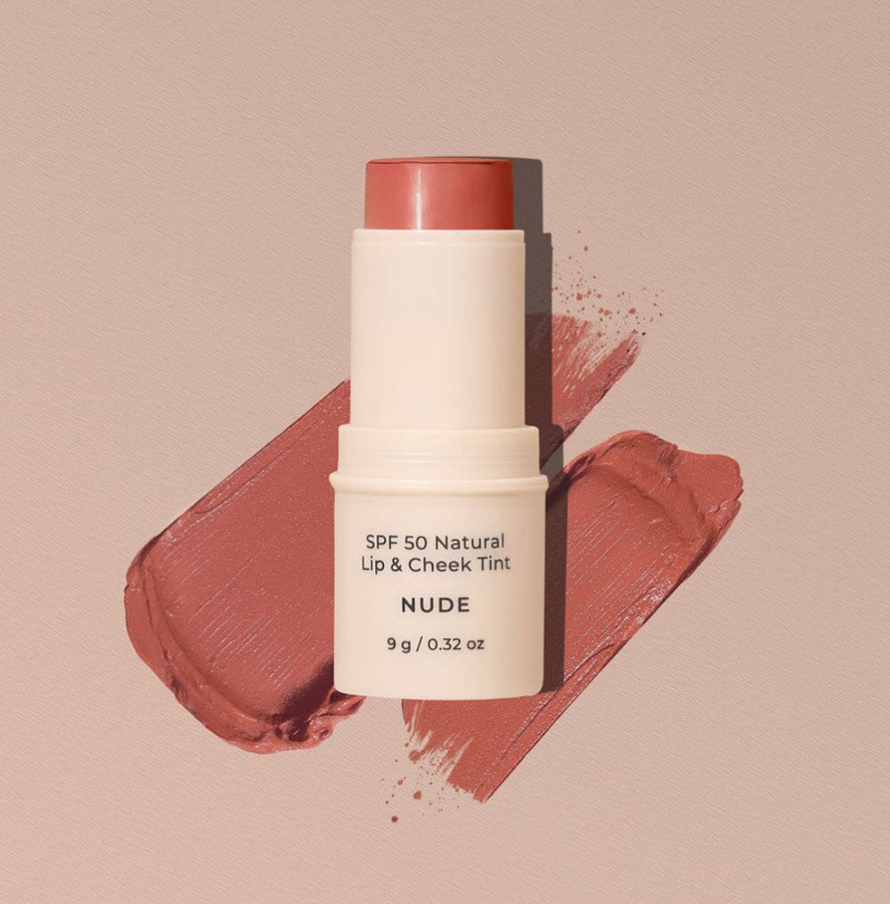 SPF 50 Natural Lip & Cheek Tint- Nude Avocado Zinc