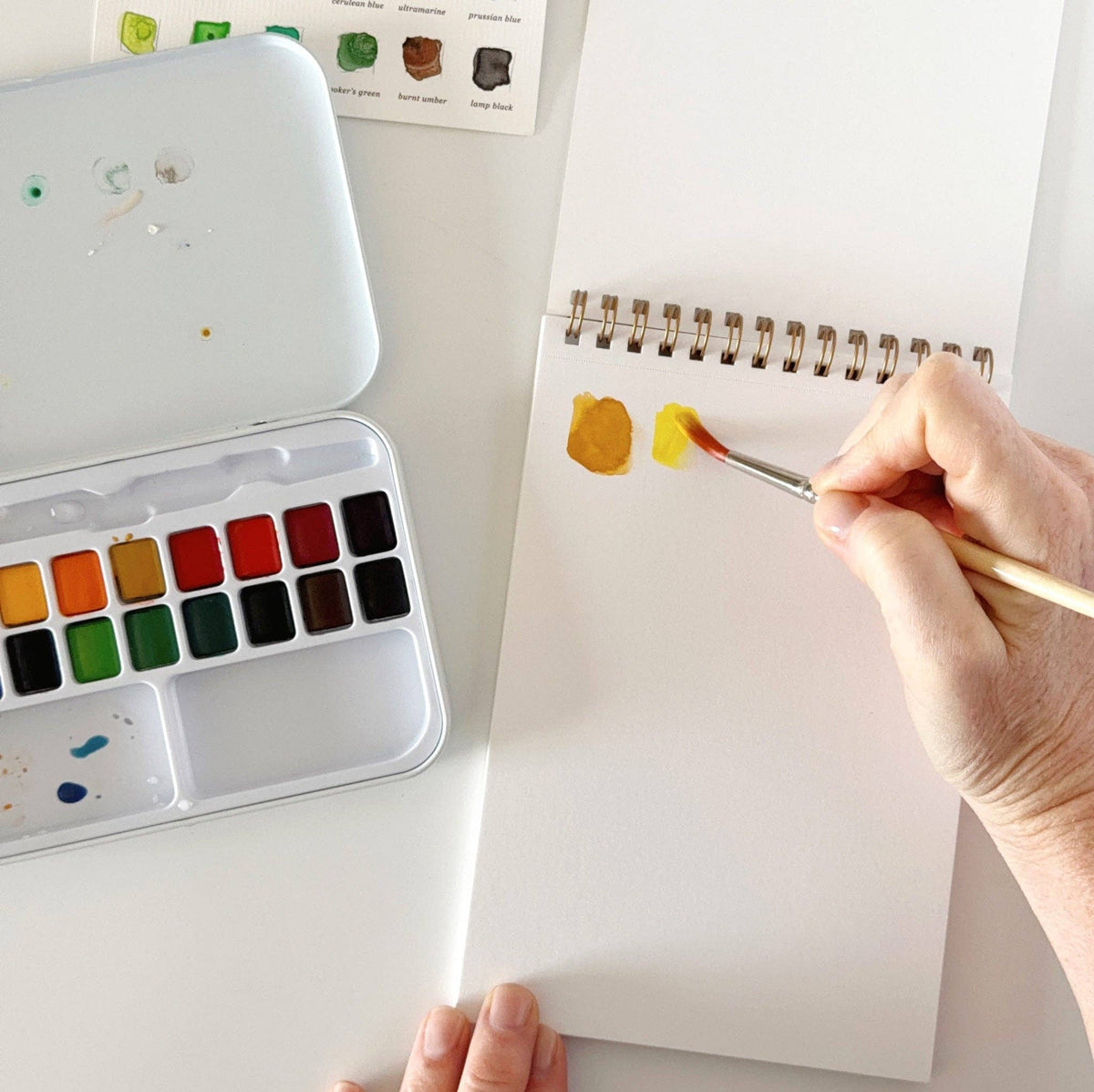 Spiral Watercolour Paper Pad emily lex studio