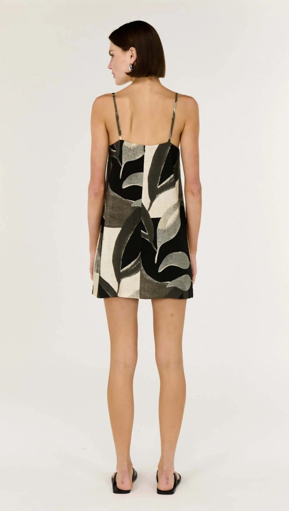 Staple the Label Leona Mini Dress - Dark Leaf Garden Staple the label