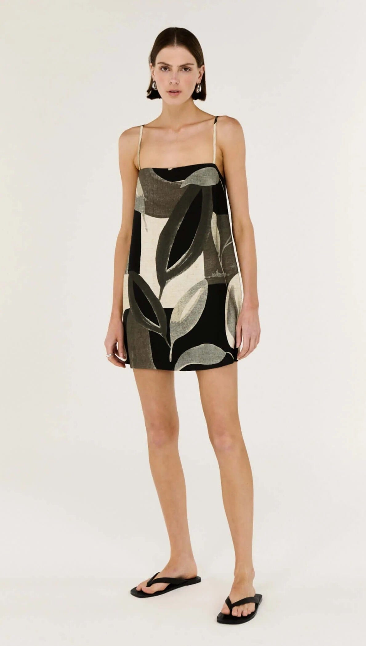 Staple the Label Leona Mini Dress - Dark Leaf Garden Staple the label