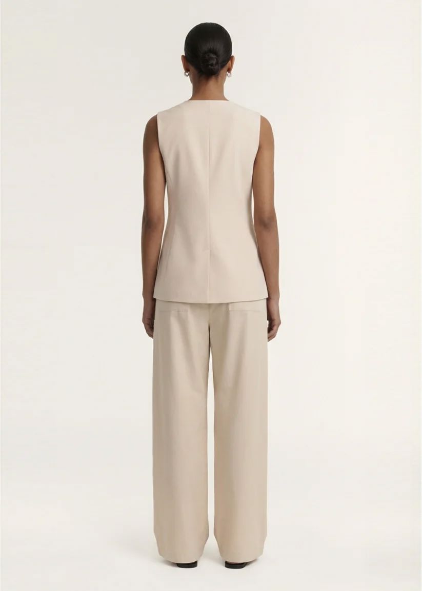 Staple the Label Willow Drawstring Pant - Stone Pants Staple the label 
