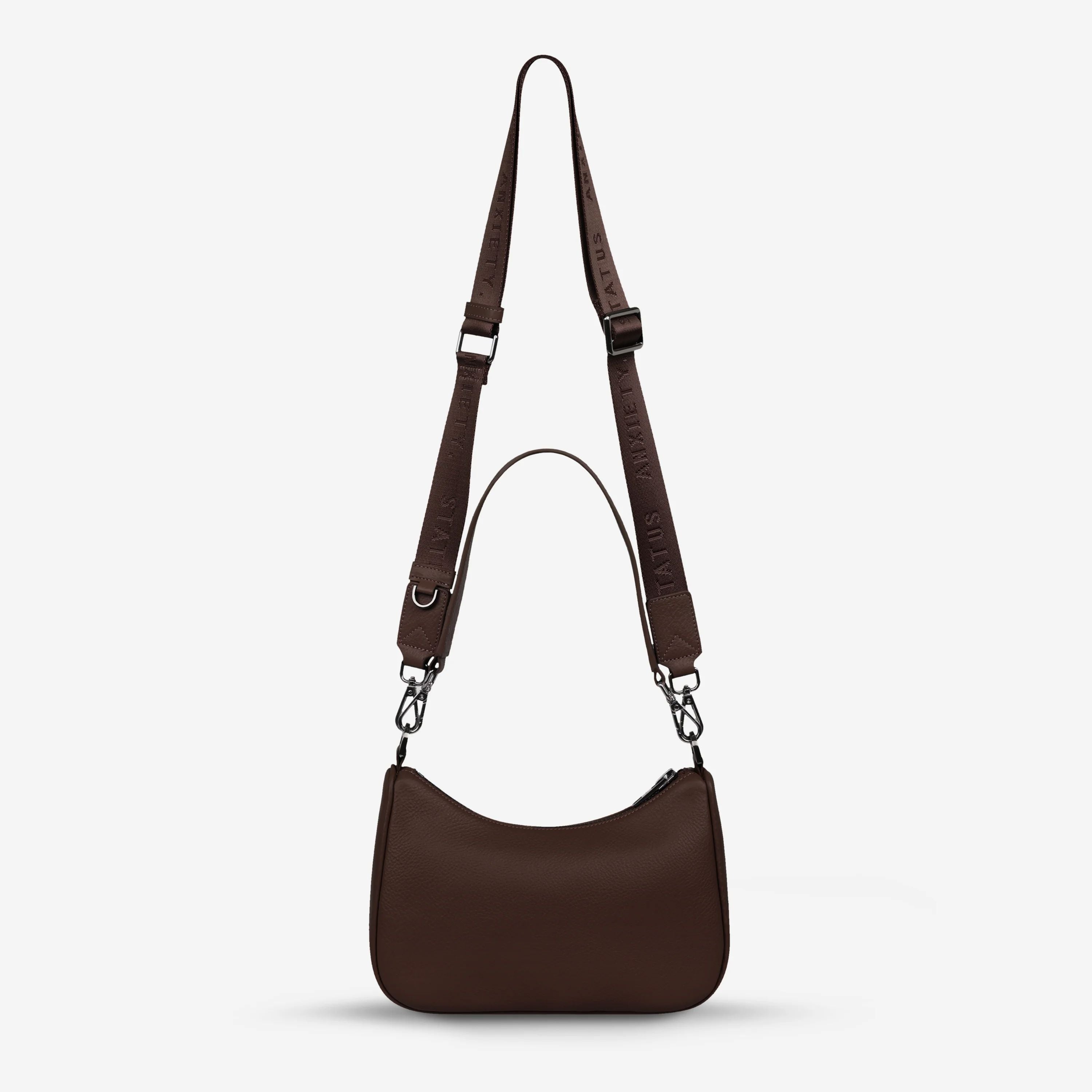 Status Anxiety Look Both Ways Handbag - Cocoa Status Anxiety