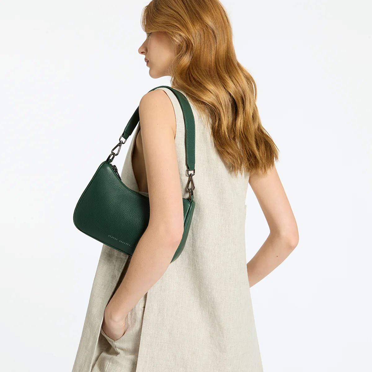 Status Anxiety Look Both Ways Handbag - Green Status Anxiety