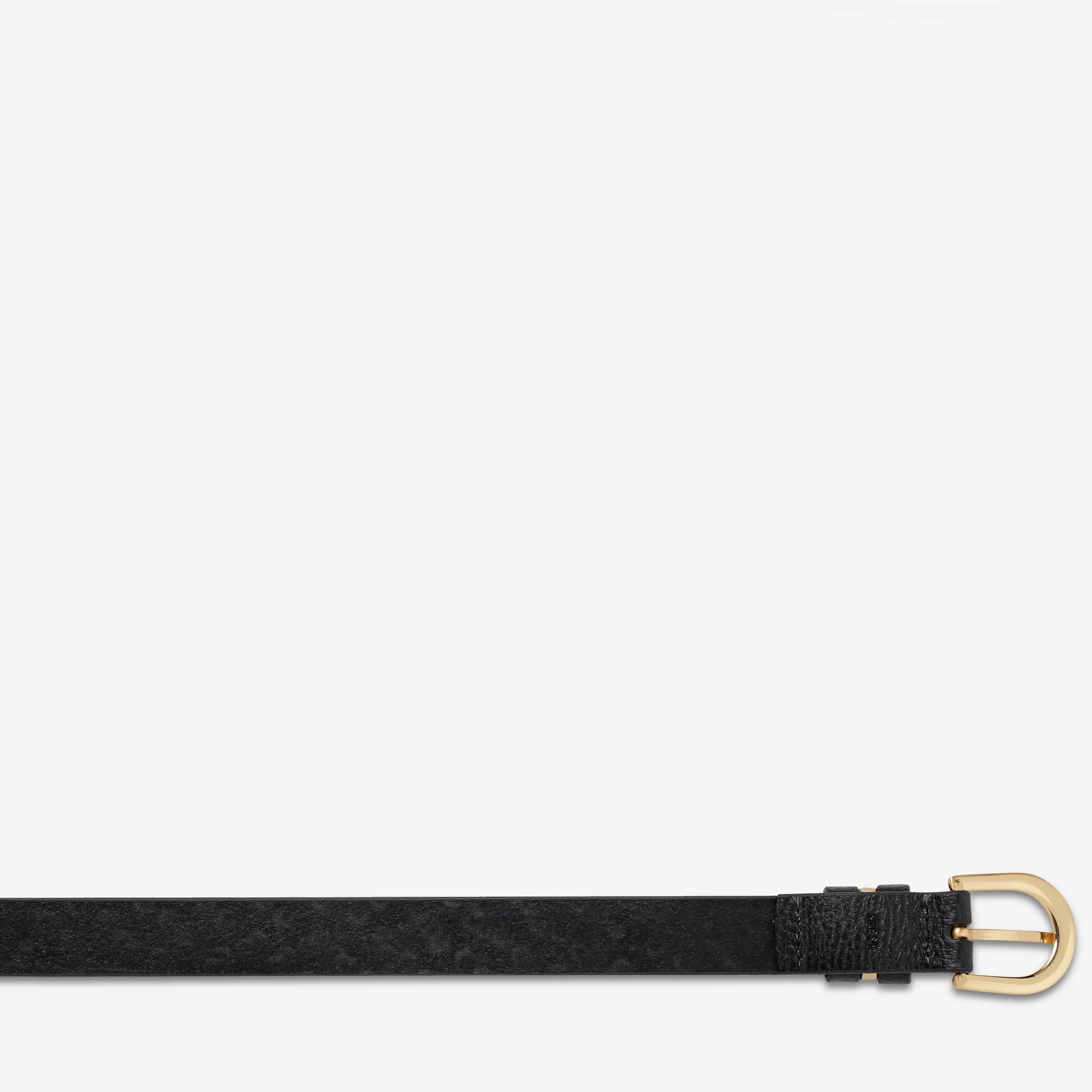 Status Anxiety Over and Over Belt - Black/Gold Status Anxiety