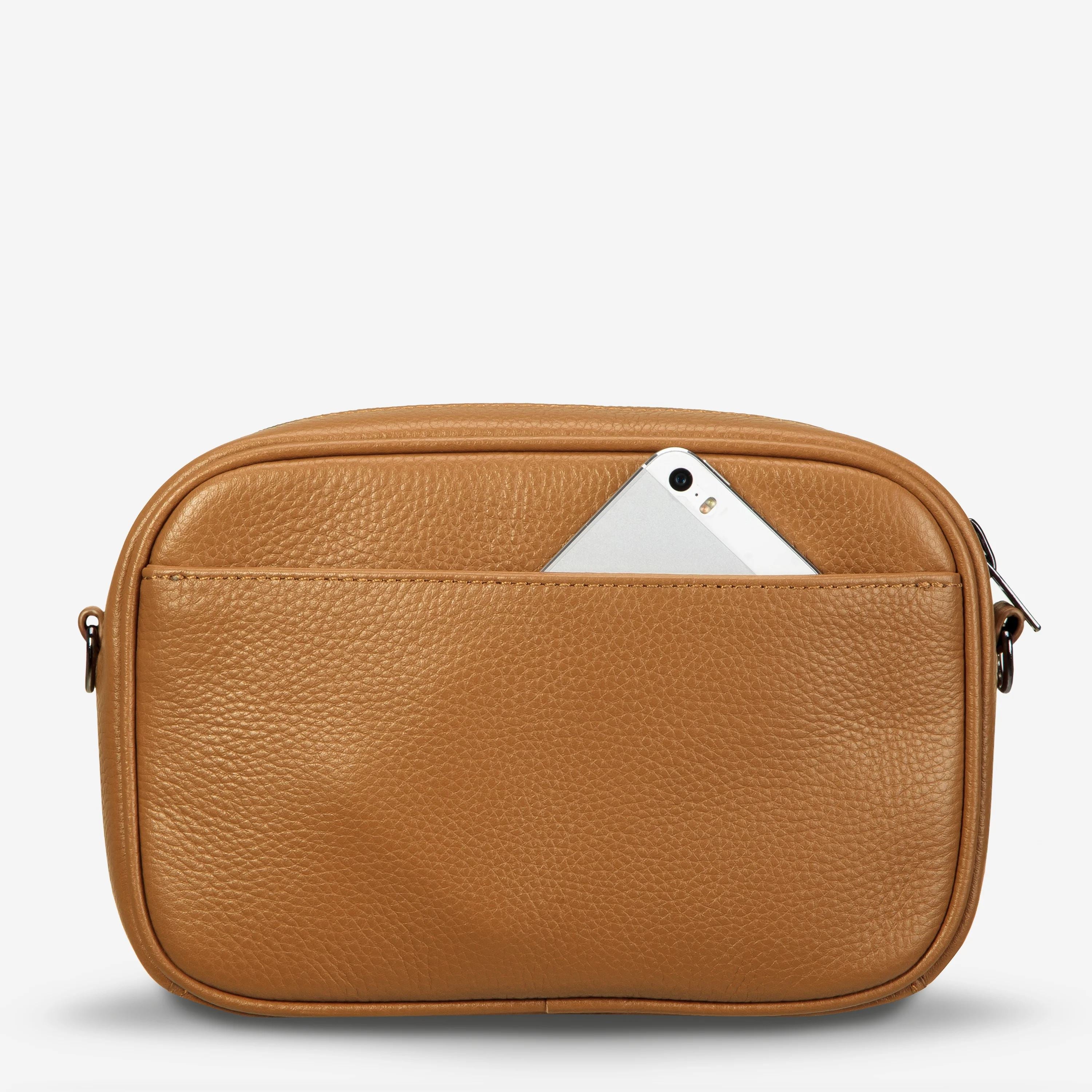 Status Anxiety Plunder Bag With Webbed Strap - Tan Status Anxiety