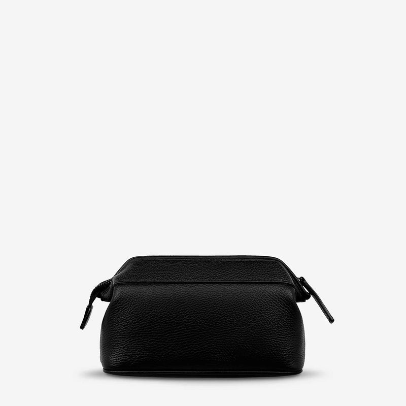 Status Anxiety Thinking Of A Place Cosmetic Bag - Black Status Anxiety