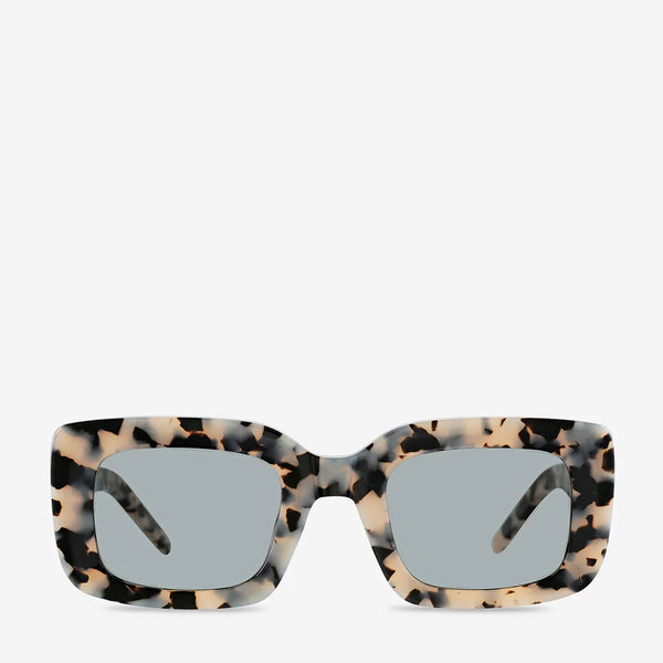 Status Anxiety Unyielding Sunglasses - White Tort Status Anxiety
